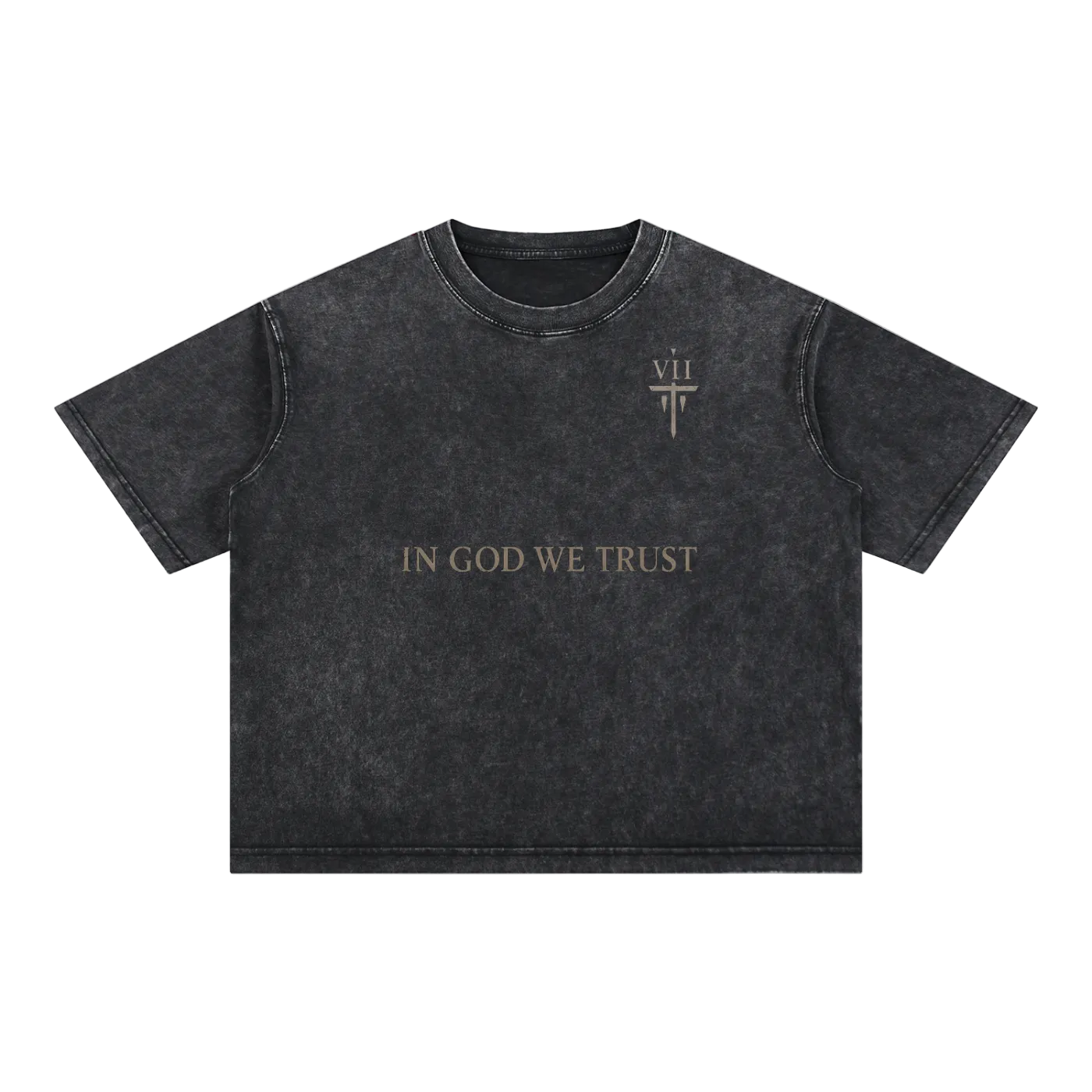 Mineral Wash Boxy Cotton T-Shirt